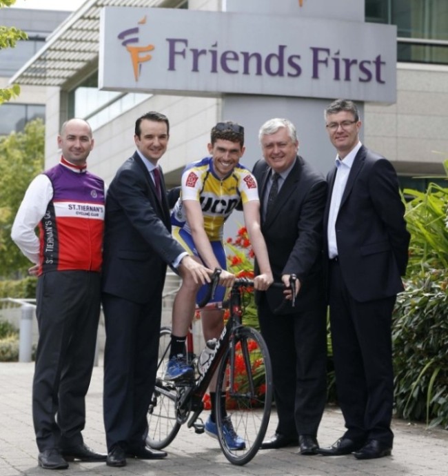 Friends First and St. Tiernan's Cycling Club support Ireland's leading riders, literally.
