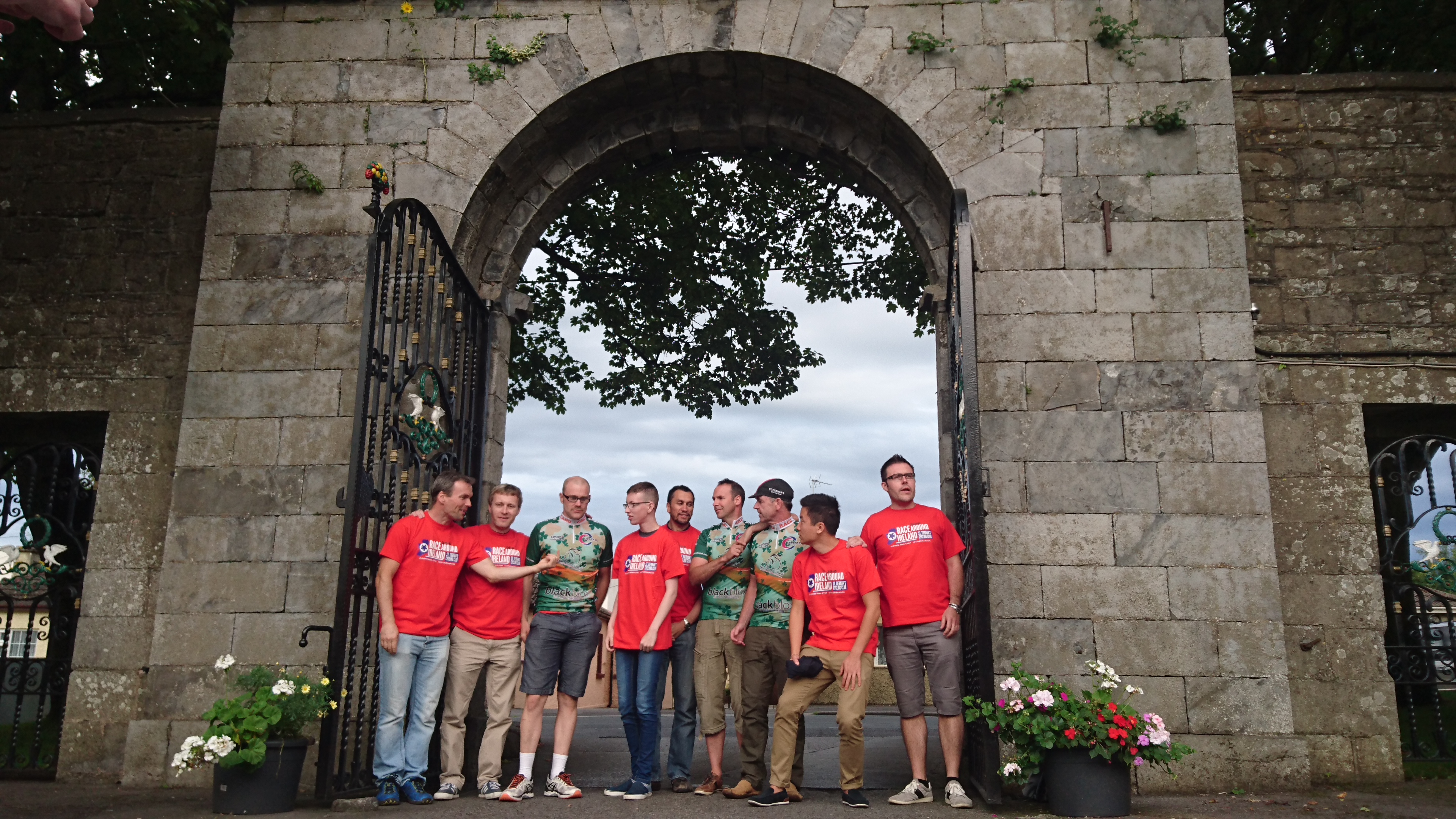 St Tiernan's Race Around Ireland team 2016, Castle Arch Hotel, Trim, County Meath